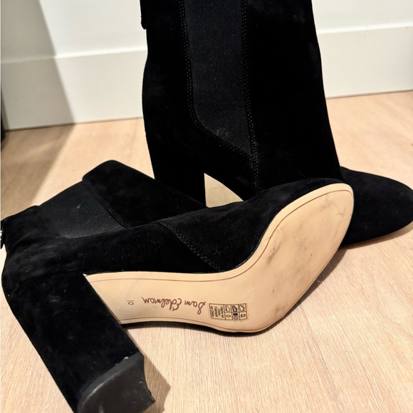 Sam Edelman Suede Heel Booties - Picture 3 of 3